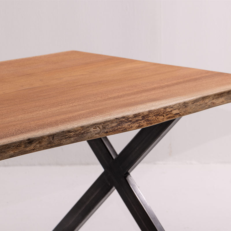 Mahogany Dining Table with X-Legs