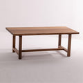 Live Edge Wood Dining Table with Wooden Legs