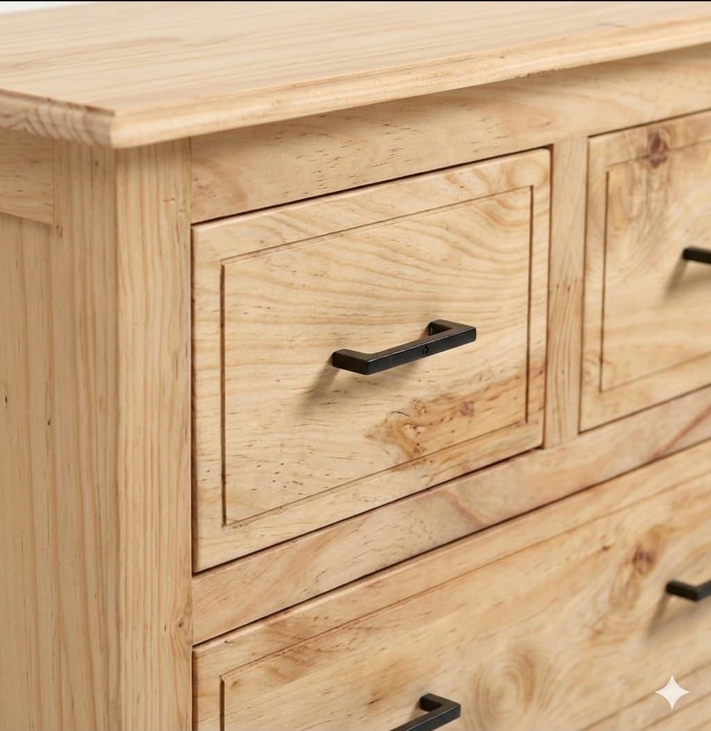 Wooden Cabinet with 4 Drawers