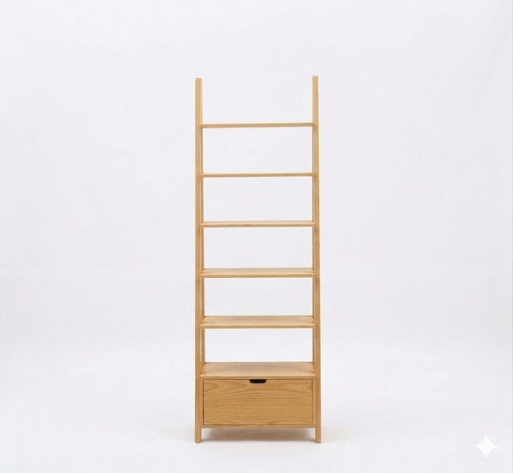 Wooden Ladder Book Shelf