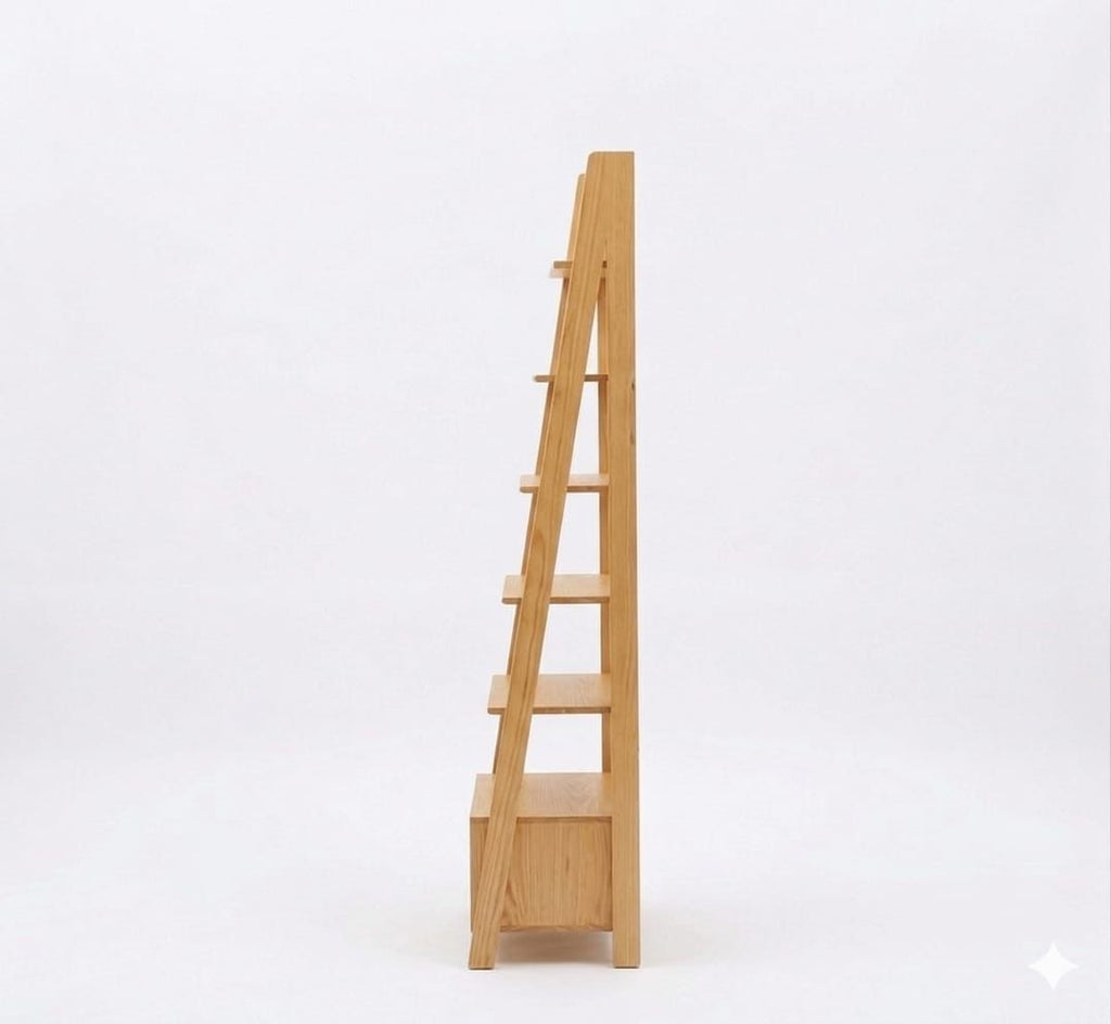 Wooden Ladder Book Shelf
