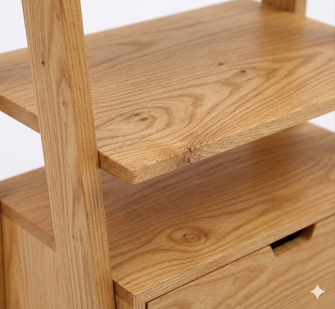 Wooden Ladder Book Shelf