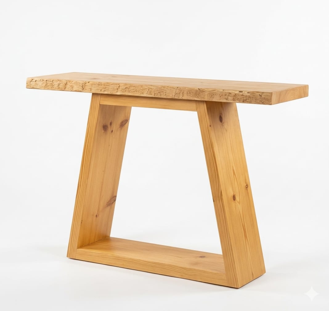 All Wooden Console Table