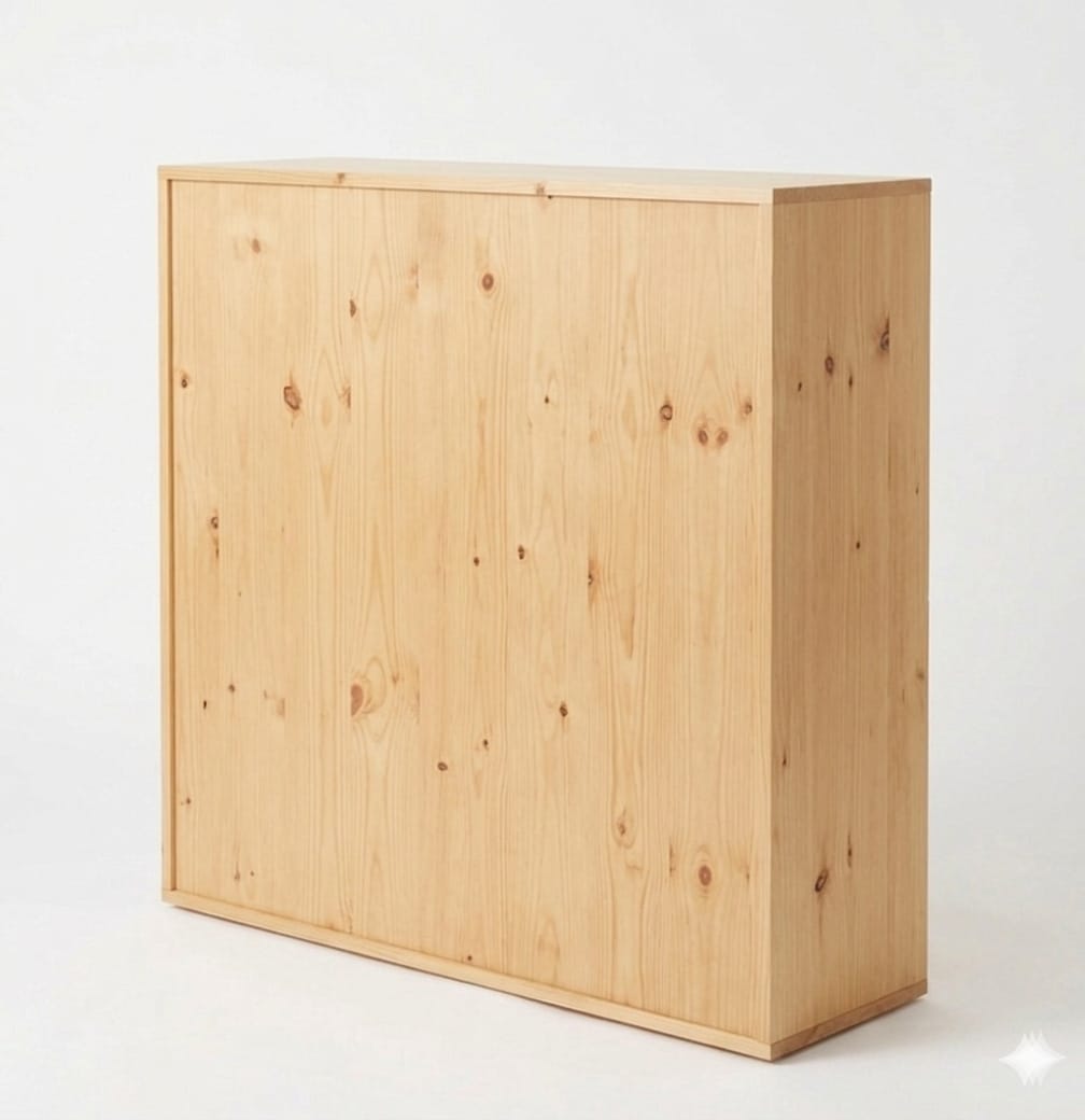 Solid Pine wood storage cabinet