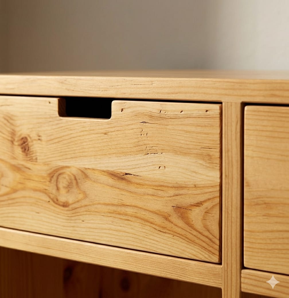 Solid Pine wood storage cabinet