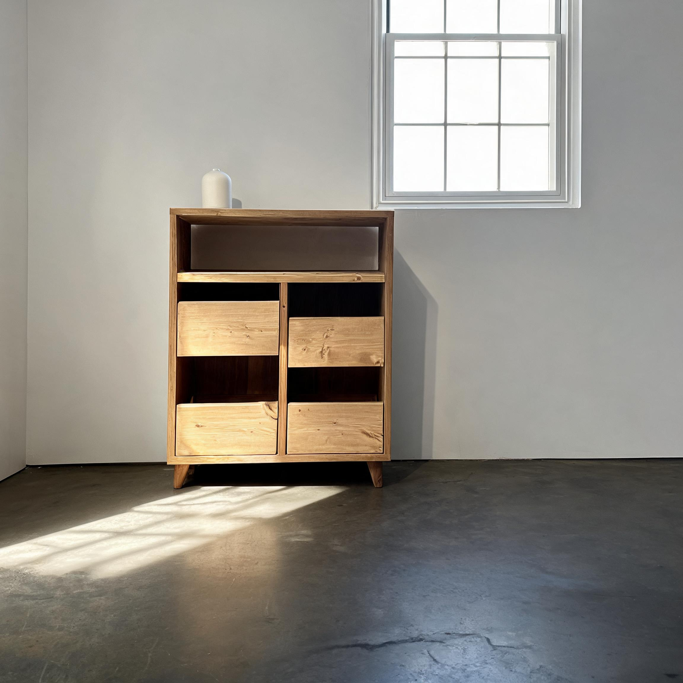 Reclaimed Pine Console Unit