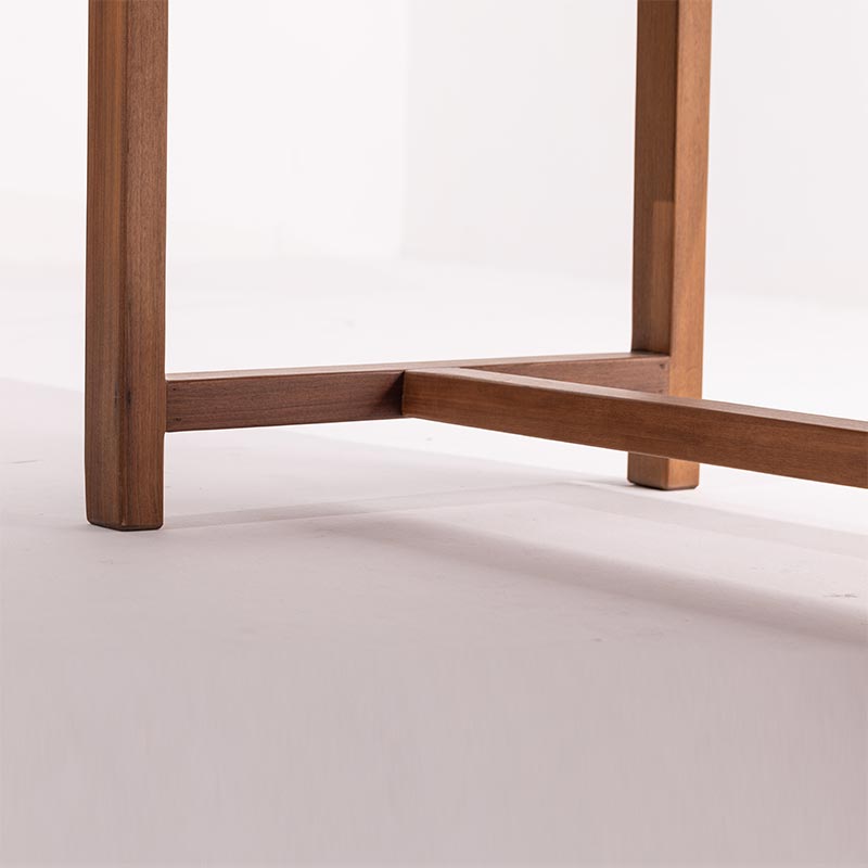 Live Edge Wood Dining Table with Wooden Legs