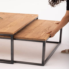 Nesting Coffee Tables - Reclaimed Wood