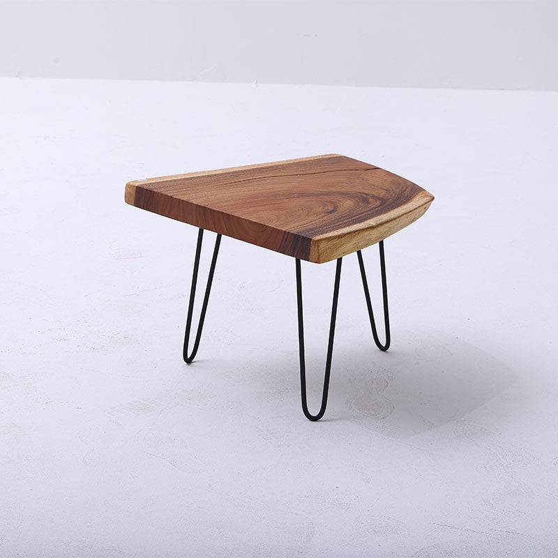 Live Edge Suar Wood Coffee Table with Hairpin Legs